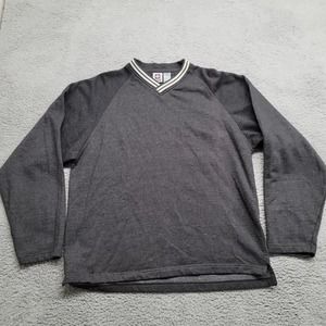 Franklin Sports Sweatshirt Mens‎ Large Gray Vintage Outdoors Sports Casual
